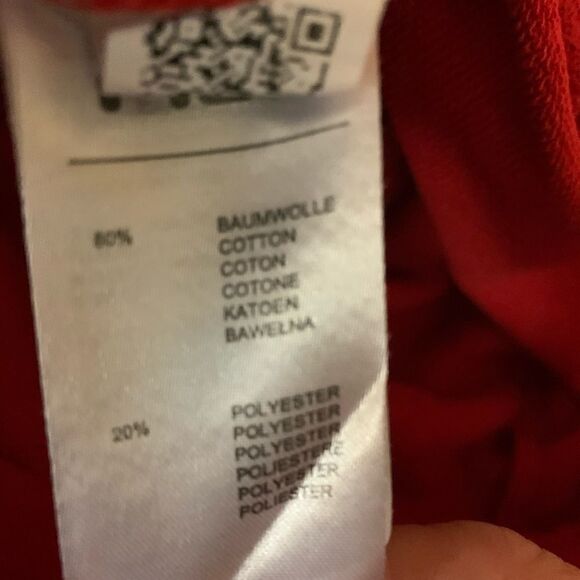 Fila hoodie red small lined hood great condition - Picture 6 of 6